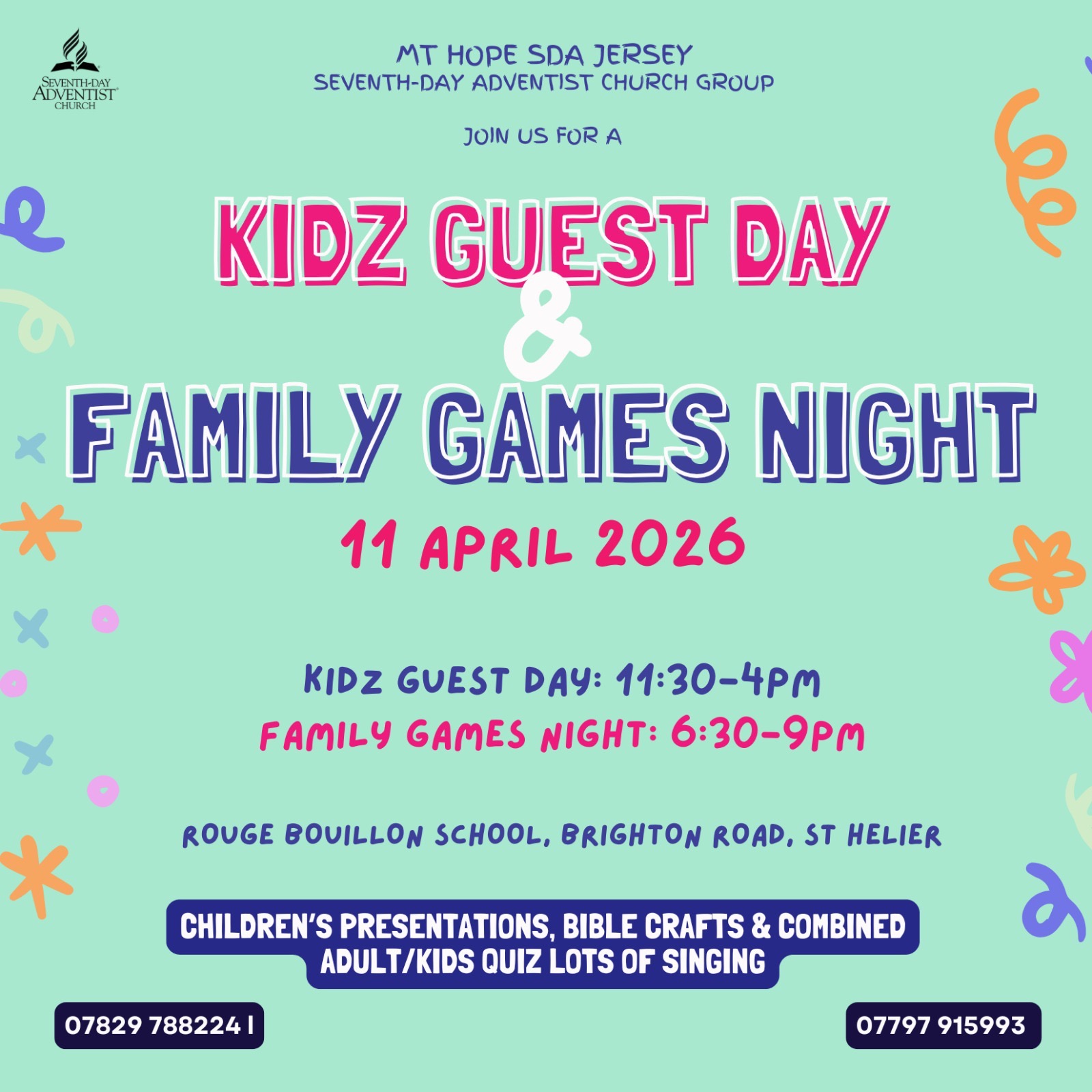 Kidz Guest Day flyer